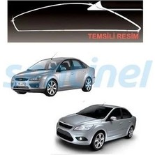 Ford Focus 2 Cam Çerçevesi Kenar Çıtası Krom Tamtur Sedan 2005 / 2011