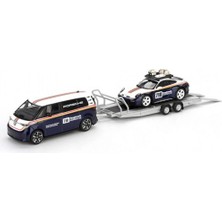 1/64 Model Araç 911 Dakar #718 / Volkswagen Id. Buzz Porsche Centrum Gelderland Roughroads Set