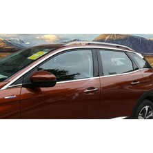 Peugeot 3008 Cam Çerçevesi Kenar Çıtası Krom Tamtur 16PARÇA