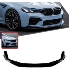 Bmw G30 Lci M5 Tampon Uyumlu Ön Tampon Altı Lip Pianoblack 2020 / 2023