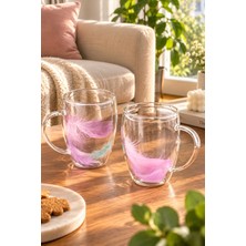 Perotti 16796 Double Feather Çift Cidarlı Kupa 2 Adet 350 ml