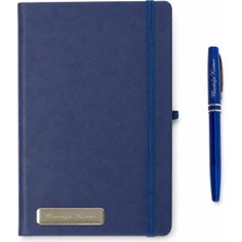 Hediye Rengi Isme Özel Lastikli Renkli defter​ Ve kalem Seti​-Renk Seçenekli