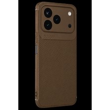 Royaleks Newface Tecno Spark 50 4g Auto Focus Karbon Kapak - Kahverengi