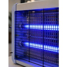 Fantastik Store Uv Işıklı Sinek Öldürücü Lamba 12W Çift Tüplü Elektrikli Böcek Öldürücü - Lisinya