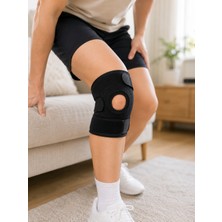 Fantastik Store Sporcu Dizliği Açık Patella Tasarımlı Ayarlanabilir Cırtlı Kısa Diz Desteği - Lisinya