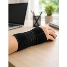 Fantastik Store Ayarlanabilir El Bilek Desteği Metal Destekli Cırtlı Bileklik El Ateli - Lisinya