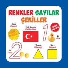 TeknoKapsül Renkler - Sayılar - Şekiller Türkçe-Ingilizce