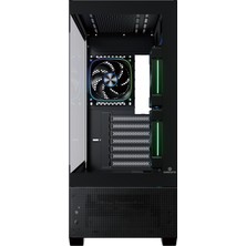 Gamebooster 750W 80+ Bronze Nyvra Alpha JBST-GBXMC03 3-Rgb Fanlı Gaming Mid-Tower Pc Kasası