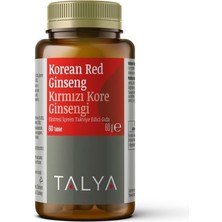Kırmızı Kore Ginsengi Ekstresi Içeren Takviye Edici Gıda - 60 Tablet - Kırmızı Kore Ginseng