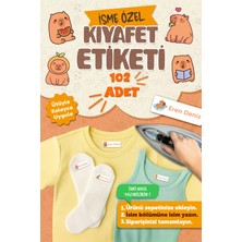 Msticker Kıyafet Etiketi - Okul Kıyafetlerine Kişiye Özel 30 Saniyede Kolay Uygulama Yıkanabilir - Capybara