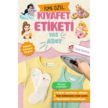 Msticker Kıyafet Etiketi - Okul Kıyafetlerine Kişiye Özel 30 Saniyede Kolay Uygulama Yıkanabilir - Prenses