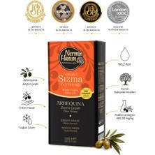 Nermin Hanım Zeytinliği Arbequina - Filtresiz Erken Hasat Soğuk Sıkım Zeytinyağı (5lt)