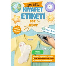 Msticker Kıyafet Etiketi - Okul Kıyafetlerine Kişiye Özel 30 Saniyede Kolay Uygulama Yıkanabilir - Gezegenler