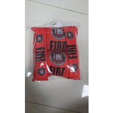 Şimika Fıat Sıyah Yastık ve Kemer Kılıfı Seti