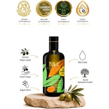 Nermin Hanım Zeytinliği Domat - Filtresiz Erken Hasat Soğuk Sıkım Sızma Zeytinyağı R.(500ML)