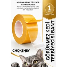 Onba 10CM x 10MT Şeffaf Kedi Terbiyecisi Koruma Bandı 1 Parça Ekonomik ve Pratik Çözüm