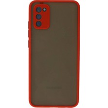 Evimdeyokyok Samsung Galaxy A02S Kılıf Montreal Silikon Kapak - Kırmızı