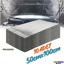 Evimdeyokyok Ticari Araç Karavan Panelvan Oto Ses Yalıtım Malzemesi Folyolu 13MM Kalınlıkta 50CMX100CM (10ADET)