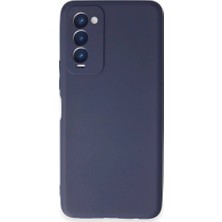 Evimdeyokyok Tecno Camon 18 Kılıf First Silikon - Lacivert