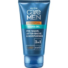 Care Men Essential 3'ü 1 Arada Tıraş Öncesi ve Sonrası Nemlendirici Jel 30 ml