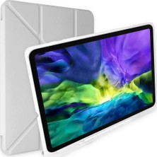 Evimdeyokyok Apple Ipad 10.2 (8.nesil) Kılıf Kalemlikli Mars Tablet Kılıfı - Gri