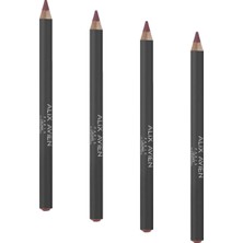 Süre Kalıcı Dağılma Yapmayan Nemlendirici Dudak Kalemi - Lipliner Pencil 03 Sheer 4 Paketi
