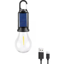 Güneş Enerjili Bahçe Aydınlatması, Duvar Bahçe Işıkları, Solar Ampul / Şarj Kablolu