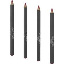Uzun Süre Kalıcı Dağılma Yapmayan Nemlendirici Dudak Kalemi - Lipliner Pencil 10 Star Pink (4 P