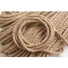 Jüt Halat Dekor Ipi 5 mm 10 Metre Ip Halat Ip Hasır Ip Jüt Kendir Ip