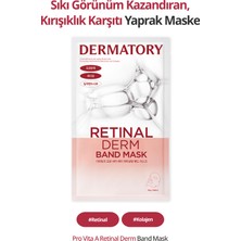 Retinal ve Kolajenle Kırışıklık ve Gözenek Karşıtı Maske DERMATORY Pro Vita-A Retinal Derm Band Mask