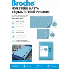 Broche NON STERİL HASTA TAŞIMA ÖRTÜSÜ PREMIUM 10'LU