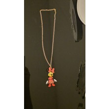 Şimika Minnie Mouse Zincirli Dıkız Ayna Süsü 3D