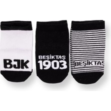 Beşiktaş Erkek Bebek 3lü Soket Çorap Lisans Baskılı