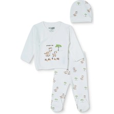 Hellobaby Yenidoğan Zıbın-Şapka-Patikli