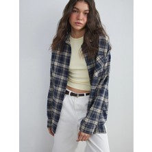 Lc Waikiki Yeni Sezon Ekose Oversize Kadın Oduncu Gömlek Ceket
