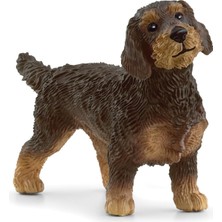 Asitan Tüylü Dachshund Oyuncak Figür