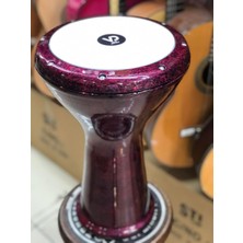 Asitan Vatan Mısır Çömlek Darbuka, Vişne Kırçıllı, 22 cm Kafa Çapı, 45 cm Yükseklik, 2,2 Kg, F�