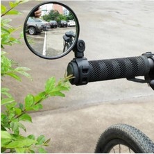 Trendyıldızı Geniş Açılı Bisiklet Scooter Aynası Dikiz Ayna Siyah