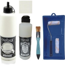 Asitan Cadence Mobilya Boyası-Cadence Multisurface H-002 Pak Beyaz 500ML Ultimate Vernik Mat 250ML Saten R