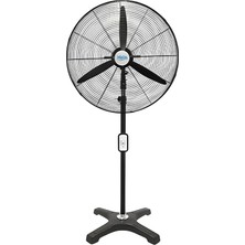 Asitan Sanayi Tipi 65 cm 190W Ayaklı Kumandalı Vantilatör Sessiz Geniş Alanlara Uygun Endüstriyel Gü�