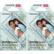 Asitan Instax Mini Blue Marble 10X2 Film Seti