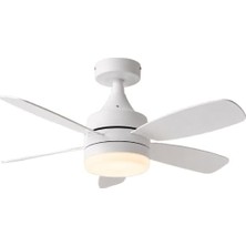LED Aydınlatmalı Uzaktan Kumandalı Tavan Vantilatörü / Sessiz Motor / 6 Hız / Kumandalı LED T