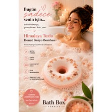 BB Bath Box Donut Pembe Himalaya Tuzlu Köpüren Banyo Topu