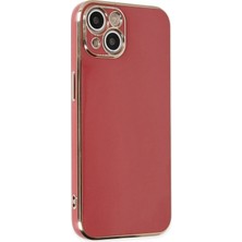 Gelalsat Newface Iphone 14 Kılıf Volet Silikon - Kırmızı