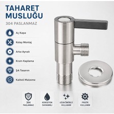 Kayra Grup Su Armatürleri Taharet Musluğu (304 Paslanmaz)