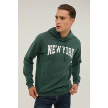 Superfly Men Kapş. Sweat-10 Yeşil Erkek Sweatshirt