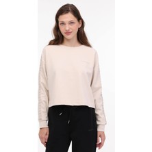 Lumberjack Wl Gold 16SS122 4fx Bej Kadın Sweatshirt