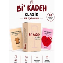 Bi' Kadeh Klasik İçki Oyunu | Sevgililer Günü Shot Oyunu |  Kart Oyunu | Parti Oyunu | Eğlenceli Kutu Oyunu | Yılbaşı Oyunu