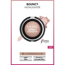 Note Cosmetics Note Bouncy Highlighter Yumuşak Kremsi Aydınlatıcı - 03 Champagne Glow