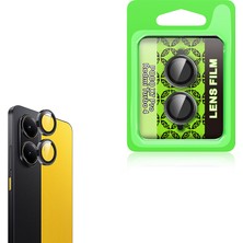 Kilifone - Xiaomi Poco X7 Pro Uyumlu Kamera Lens Koruyucu - Siyah - T36616